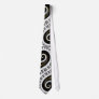 Piano Keys and Gold Music Notes tie