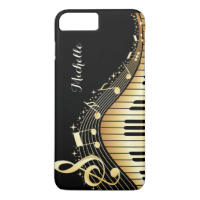 Piano Keys and Music Notes Custom iPhone Case