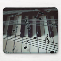 Piano Keys and Music Notes mousepads by dreamlyn Piano Keys and Music Notes mousepads
