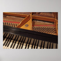Piano Keys and Pinblock Posters