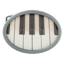 Piano Keys Belt Buckles