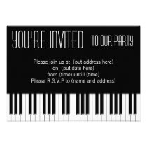 Piano Keys black white Announcements