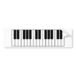 Piano Keys Bumper Sticker