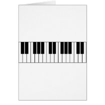 Piano Keys cards
