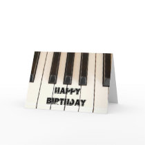 Piano Keys Card