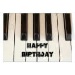 Piano Keys Card
