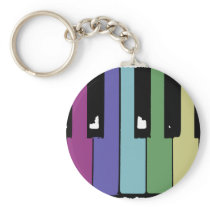 Piano Keys Keychain