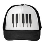 Piano Keys Mesh Hats