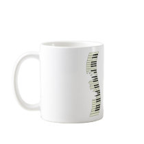 PIANO KEYS COFFEE MUGS