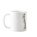PIANO KEYS COFFEE MUGS