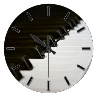 Piano Keys music lover wall 

clock