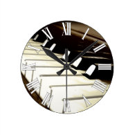 Piano Keys Music Lover's Wall 

Clock