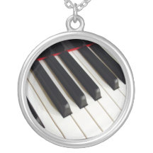 Piano Keys Music Necklace