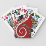 Piano Keys Music Notes Grunge Floral Swirls Bicycle Poker Cards