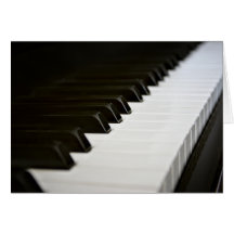 Piano Keys note card