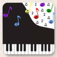 Piano Keys & Notes Coaster