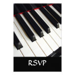 Piano Keys Photograph Custom Invite