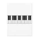 postcard - Practice the piano with the piano key layout. Customise the design to add what you like postcard - Practice the piano with the piano key layout. Customise the design to add what you like