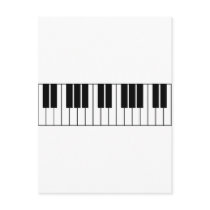 Piano Keys postcards by pollop Piano Keys postcards