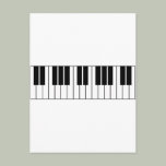 Piano Keys Postcards