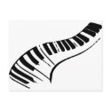 Piano Keys postcards