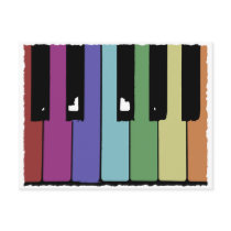 Piano Keys postcards by evisionarts Piano Keys postcards