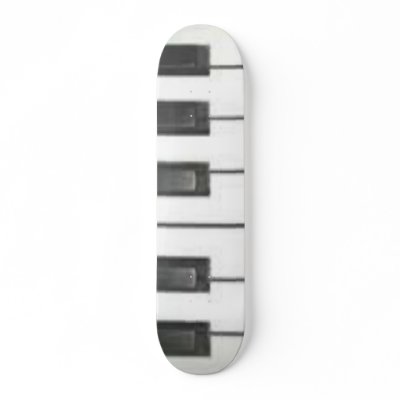 Piano Keys Skateboard by BuddhansSkateboards
