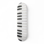 piano keys skate board decks