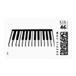 piano keys stamp