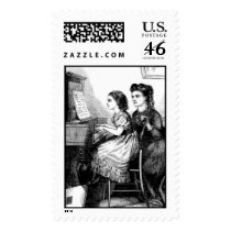 Piano Lesson postage by clarachandler Piano Lesson postage