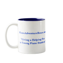 Piano Mug for Kids in Piano Lessons