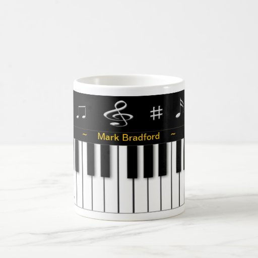 Piano Mug - Personalize Name