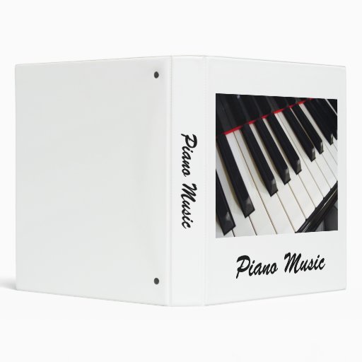 Piano Music Binder Zazzle