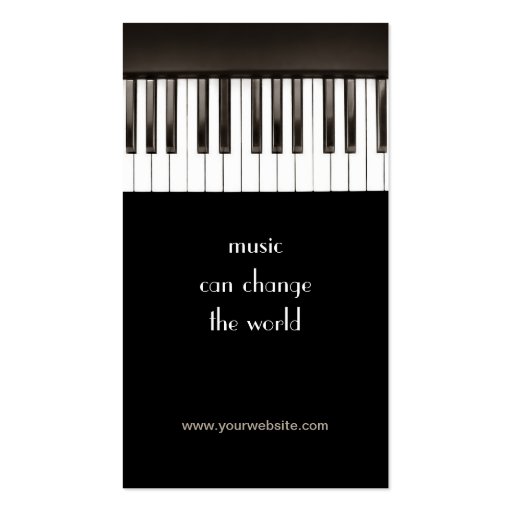Piano Music business card (back side)