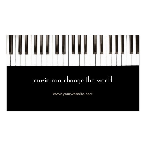 Piano Music business card (back side)