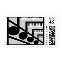 Piano Music Postage