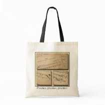 Piano Music Tote Bag