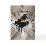 Piano Notes and Staff Greeting Card