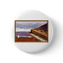 Piano on a Beach Pin