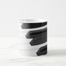 Piano or Organ Keyboard Keys Mug