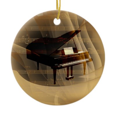 piano ornaments