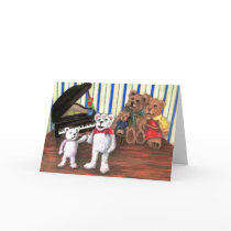 Piano Party Card