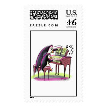 pIaNo pEnGuInS Postage Stamp