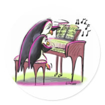 pIaNo pEnGuInS stickers by raycasso pIaNo pEnGuInS stickers