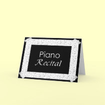 Piano Recital cards by dndartstudio Piano Recital cards