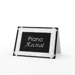Piano Recital Card