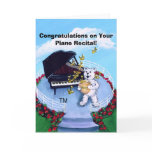 Piano Recital Card for Piano Students - Customized