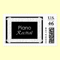 Piano Recital postage by dndartstudio Piano Recital postage