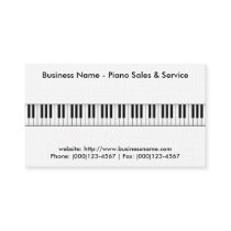 Piano Sales Business Card: Piano 3D Model