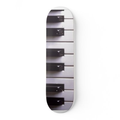 Piano skateboards